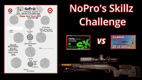 NoPro's Skillz Challange Bergara B14R SK Pistol vs Lapua Polar Biathlon