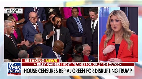 Riley Gaines slams Al Green's 'entirely theatrical' disruption after House censure vote