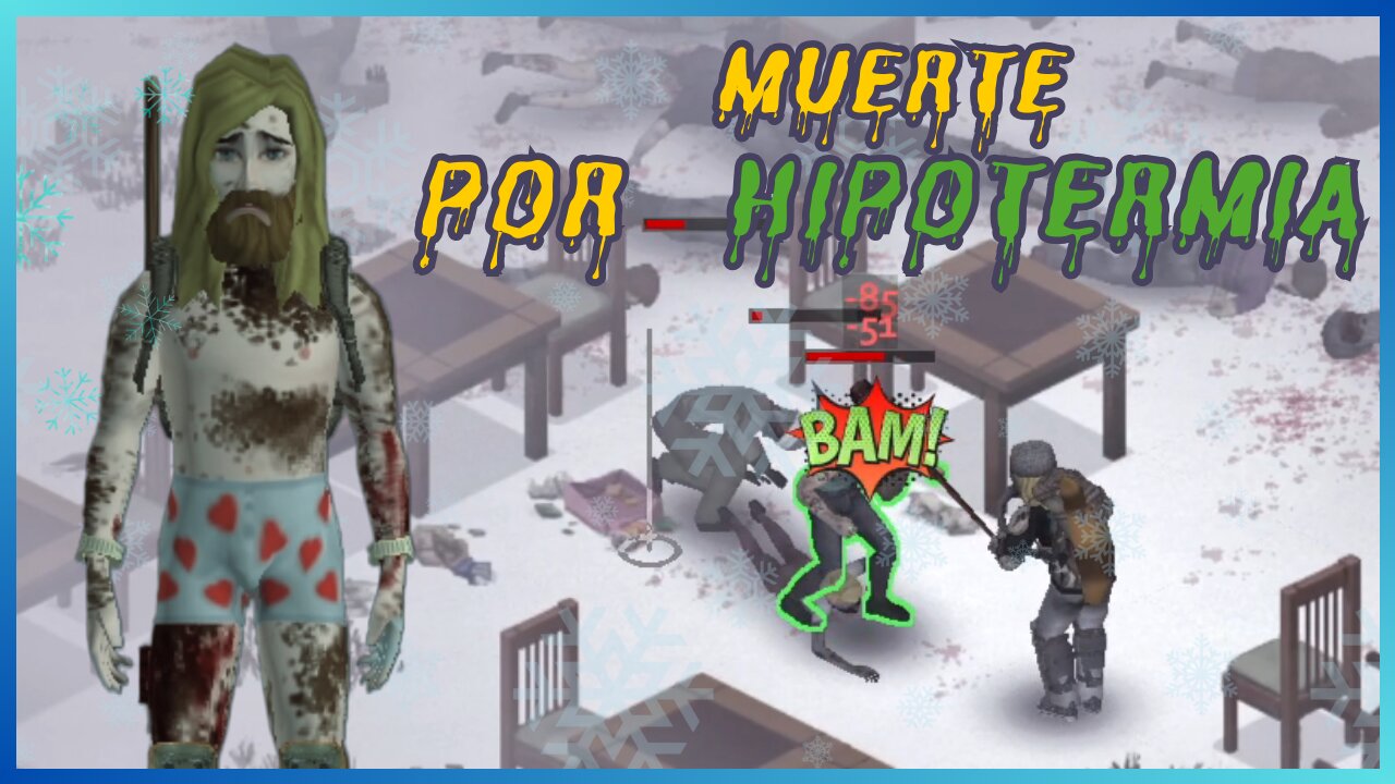 ¡El frío me venció! Muerte por hipotermia en Project Zomboid 🧥❄️