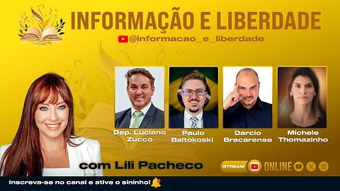 INFORMAÇÃO E LIBERDADE COM LILI PACHECO AO VIVO | #45 | 17/02/2025