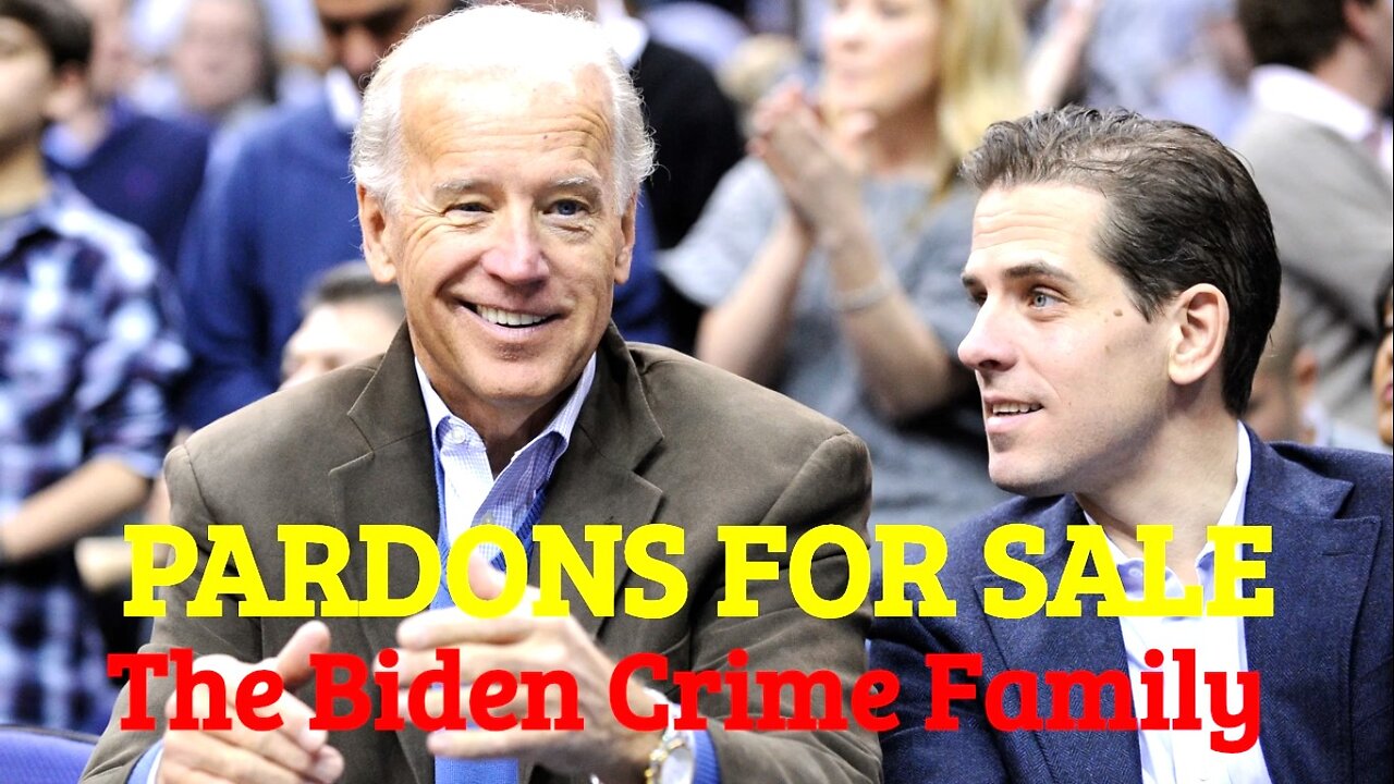 NO SURPRISE: BIDEN HAD A "PARDON" GARAGE SALE!