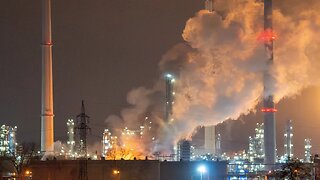 A fire broke out at a Bayernoil oil refinery in Bavaria, Germany According to