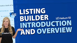 Introduction and Overview | Listing Builder Pro Training