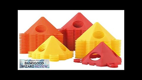 10pcs Portable Woodworking Paint Triangle Stand Wood Support Pyramids Rack Carpenter Lift Review