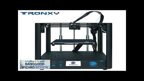 EU/US Direct TRONXY® D01 Fast Assembly 3D Printer Ultra-Quiet Mode Titan Extruder Acrylic Review