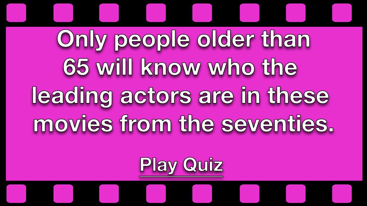 Guess The Leading Actor From These 70s Movies