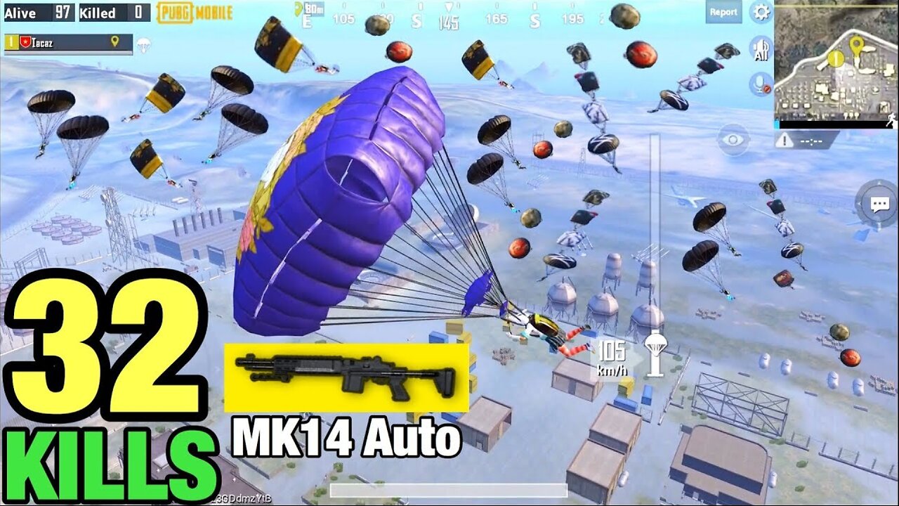 NEW WORLD RECORD IN NEW SEASON | 32 KILLS BEST GAMEPLAY IN MILITARY BASE | TACAZ PUBG MOBILE