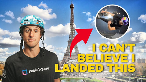 IS THIS THE CRAZIEST SKATEBOARD BACKFLIP OF MY CAREER? | FRANCE VLOG