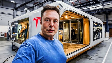 Elon Musk Just REVEALED This NEW Tesla Tiny House Of $10,000 & Ends Housing Crisis!