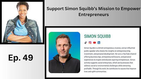 Simon Squibb: Pledging a Million Dollars for Entrepreneurs.