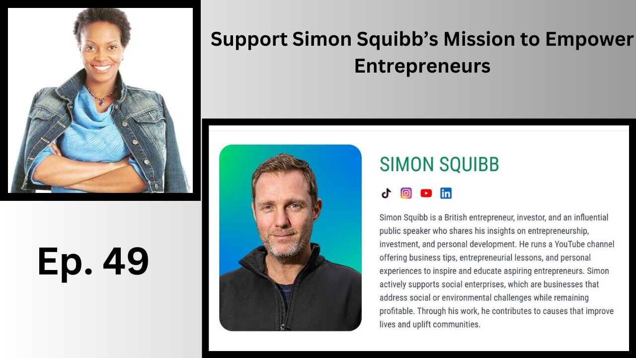 Simon Squibb: Pledging a Million Dollars for Entrepreneurs.