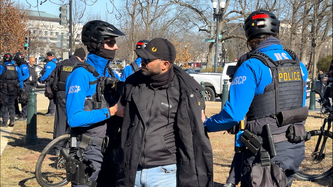 Enrique Tarrio ARRESTED by U.S. Capitol Police after Throwing Protester’s Phone in DC