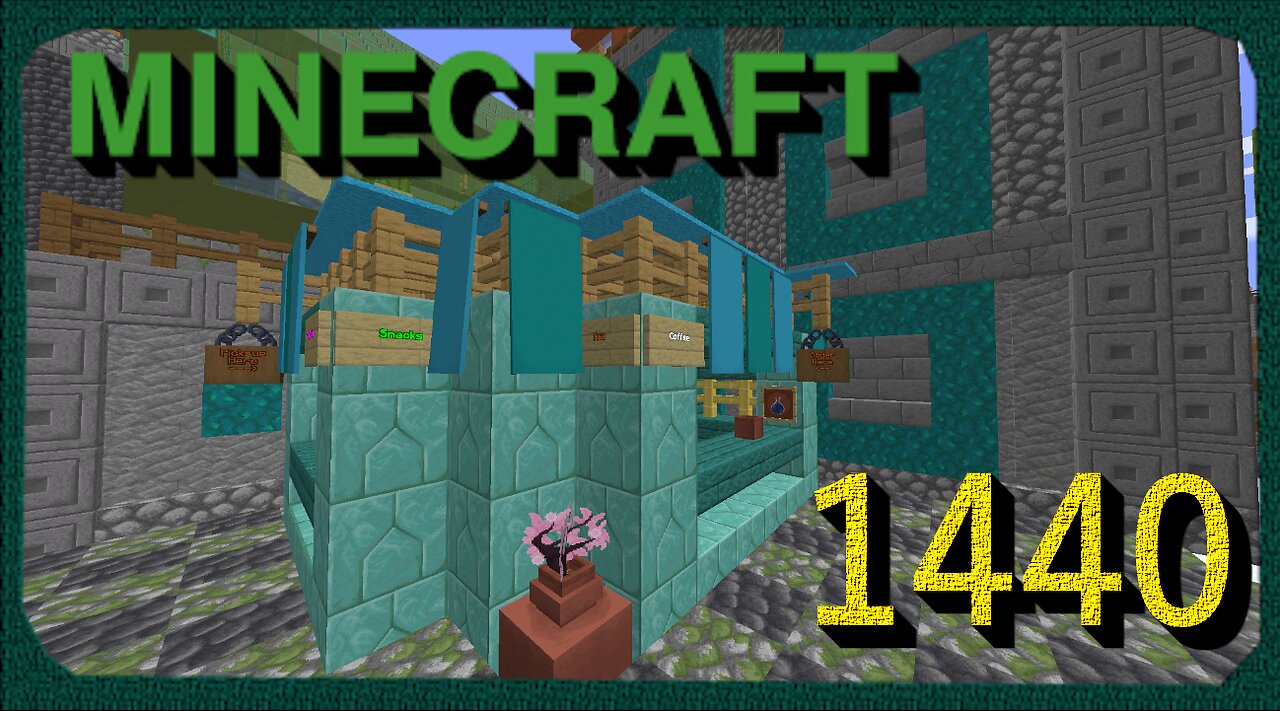 Lets Play Minecraft Episode – 1440 Cozy Coffee Stand