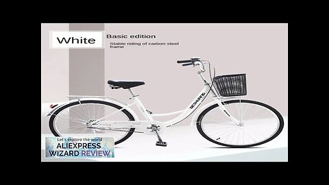 WOLFACE 22 Inch/24 Inch/26 Inch Carbon Steel Frame Adult Bicycle Student Scooter Review