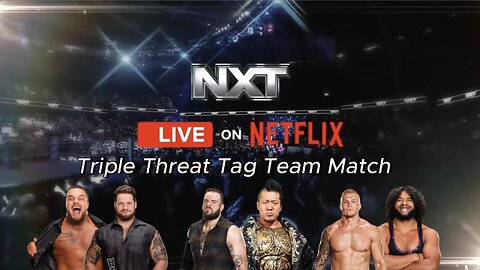 NXT triple threat tag team match