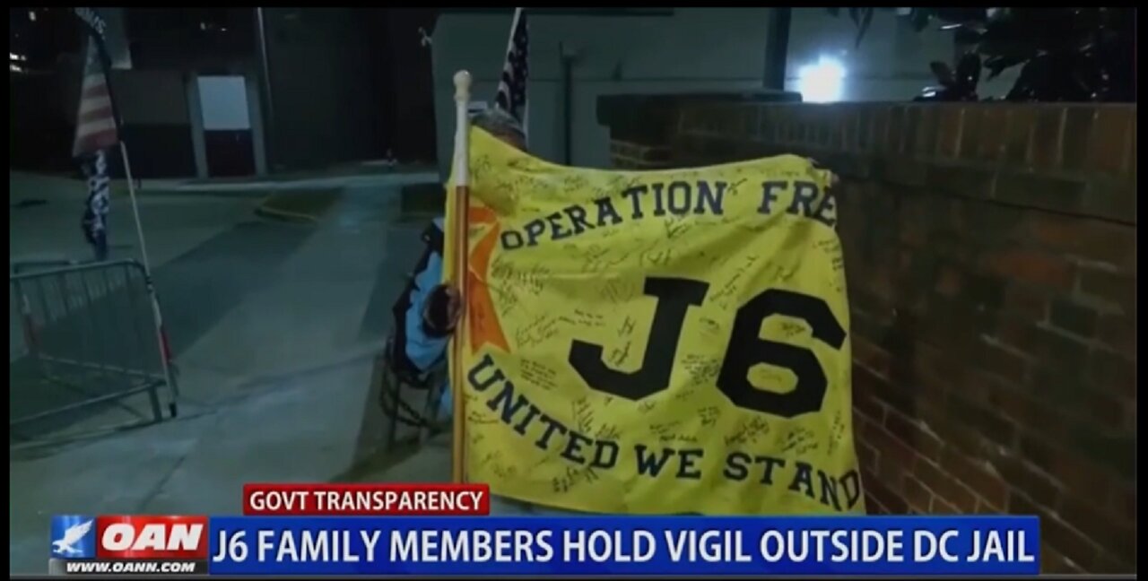 J6 Familes Hold Vigil Outside DC Jail