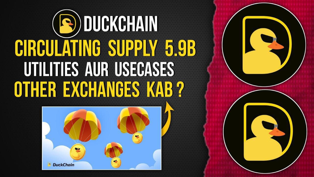 DUCKCHAIN Supply 5.9B | Utilities and Usecases | When Other Exchanges #duckchain