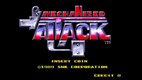 Mechanized Attack Arcade Game, SNK 1989, Longplay