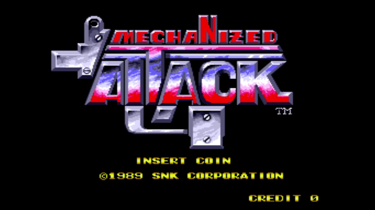 Mechanized Attack Arcade Game, SNK 1989, Longplay