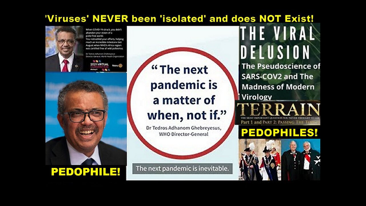 7grainsofsalt: The Satanic Pedophile WHO Prepares for the Next Fake Non Existing 'VIRUS' PLAN-Demic!