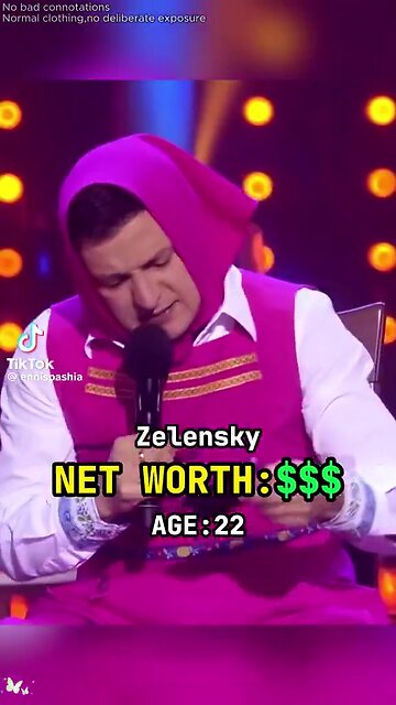 A history of Zelenskyy- Used to be a comedian/producer