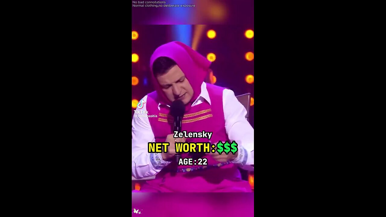 A history of Zelenskyy- Used to be a comedian/producer