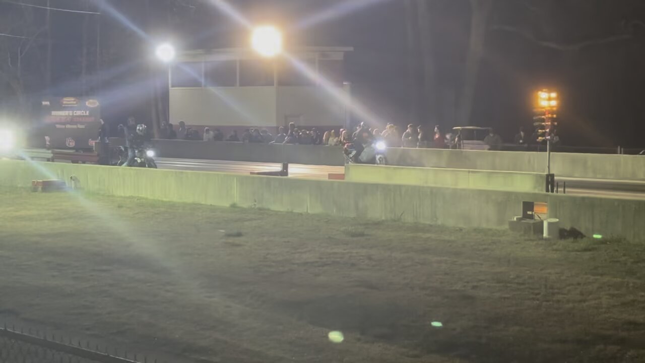 BMWK 1200s 1/8 mile drag race