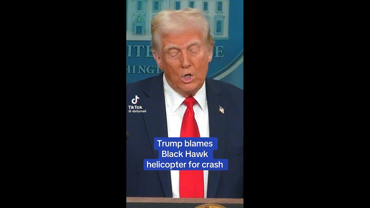 Trumps Briefing -Helicopters Accident