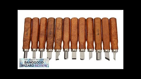 3/8/12Pcs Wood Carving Chisel Tool Set Wood Working Professional Gouges #03 Review