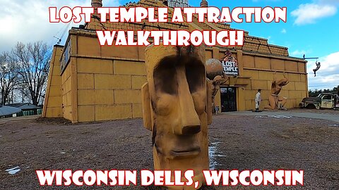 Lost Temple Attraction Walkthrough! Wisconsin Dells, Wisconsin