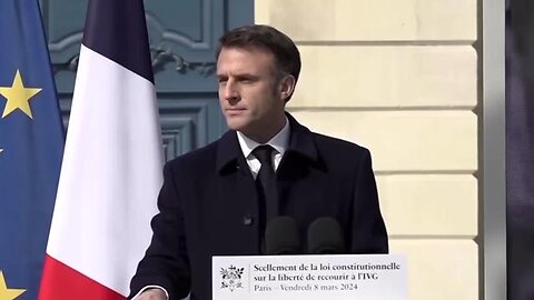 Macron wants EU to add abortion as a fundamental right / The West is a Death Cult...