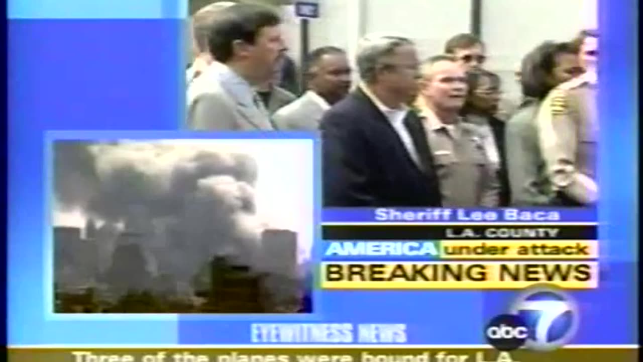 911 Rare KABC Los Angeles ABC7 News Afternoon Coverage Part 13