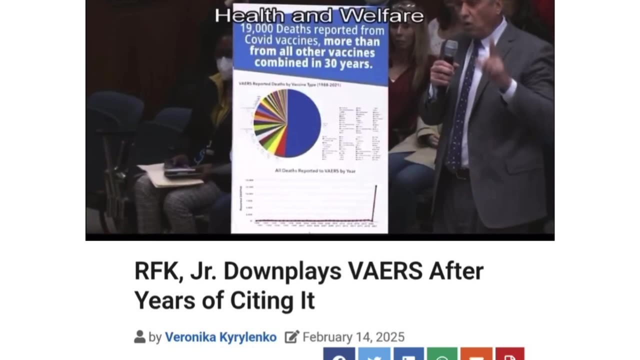 2021: "Deadliest vax ever made" 2025: "We need a new VAERS"