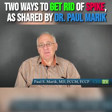 TWO WAYS TO GET RID OF SPIKE, AS SHARED BY DR. PAUL MARIK