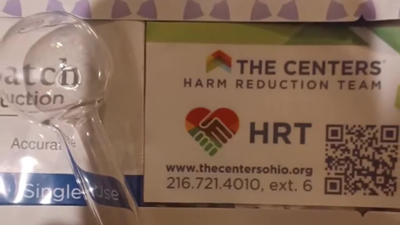 The Centers Harm Reduction Vending Machine, Supplies and Needle Drop Box Cleveland Ohio