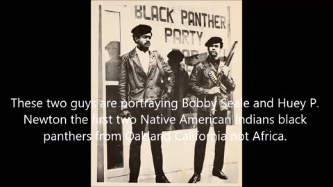 It was Native American Indian so-called Black Folk who founded the Black Panther Movement.