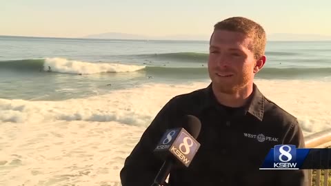 Santa Cruz surfer speaks on riding potential record 108-foot wave