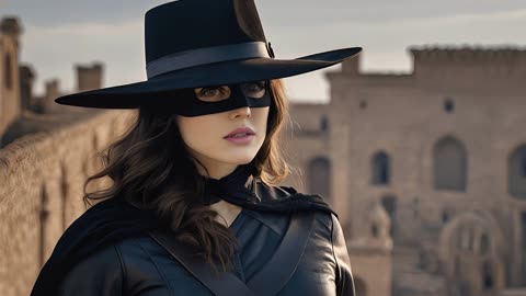 KI - AI generated Alexandra Daddario as Zorro Part 1