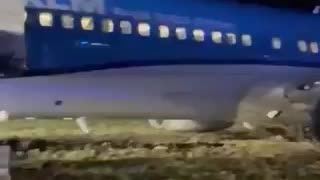 A new aviation mishap has occurred, as a KLM aircraft skidded off the runway in Oslo, Norway. #SHORT