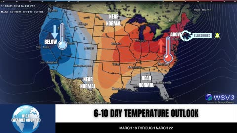 🌡️ Above-Average Temps Sweep Central & East! 3/12/25 #shorts #weather