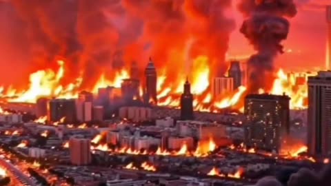 MASSIVE FIRE IN USA