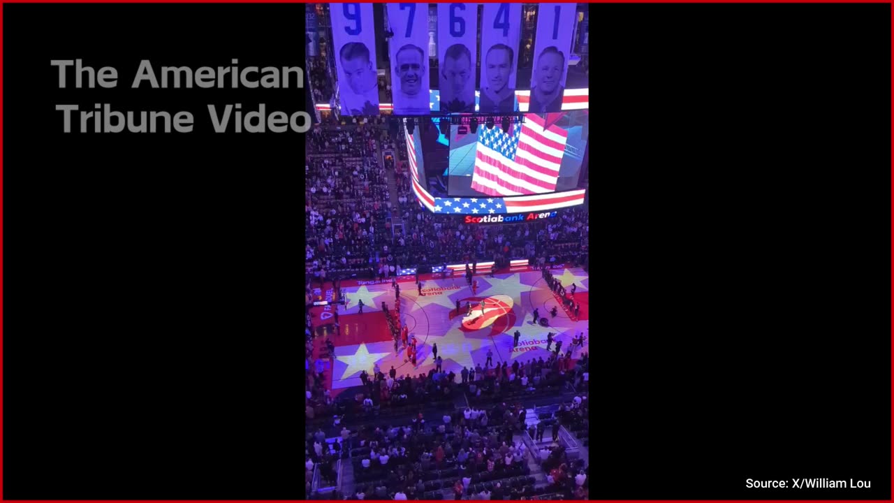 WATCH: Canadians Boo American National Anthem at NBA Game