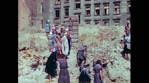 Berlin in July 1945 - Restored Film Footage