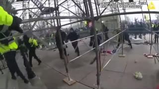 Police Fire Tear Gas At Peaceful Jan 6 Crowd, End Up Hitting Their Own Officers