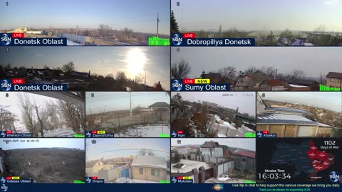 Ukraine Live - 24/7 Multiple Live Camera coverage of Ukraine with News Updates