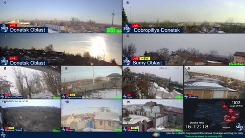 Ukraine Live - 24/7 Multiple Live Camera coverage of Ukraine with News Updates