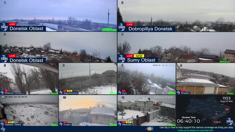 Ukraine Live - 24/7 Multiple Live Camera coverage of Ukraine with News Updates