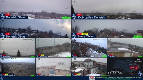 Ukraine Live - 24/7 Multiple Live Camera coverage of Ukraine with News Updates