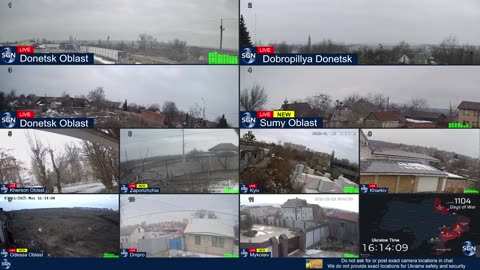 Ukraine Live - 24/7 Multiple Live Camera coverage of Ukraine with News Updates