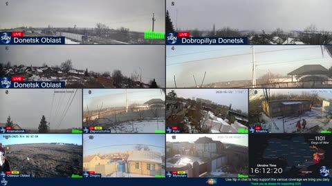 Ukraine Live - 24/7 Multiple Live Camera coverage of Ukraine with News Updates